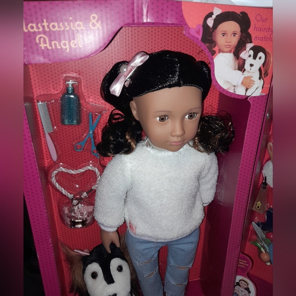 New Two 18" Our Generation Dolls Rayna & Nastassia/Angel NIB - Picture 3 of 11